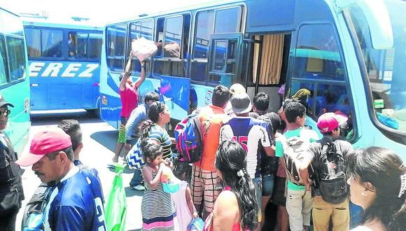 Tacna: precio de pasajes a la playa se incrementó de 5 a 6 soles