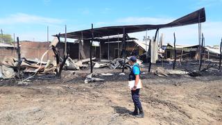 Piura: Más de 80 mil soles en pérdidas deja un incendio en el mercado central de Tambogrande