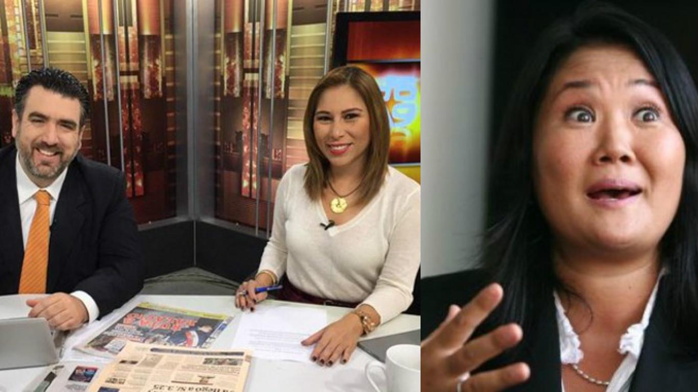 Keiko Fujimori: Periodistas Carlos Cornejo y Carla Harada le recuerdan a sus tíos prófugos (VIDEO)