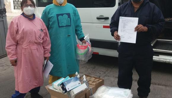 Distribuyeron alimentos, medicamentos y equipos de protección