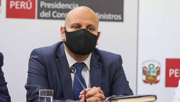 El ministro de Cultura, Alejandro Salas, indicó que se estaba salvaguardando la integridad física del presidente. Foto: Difusión