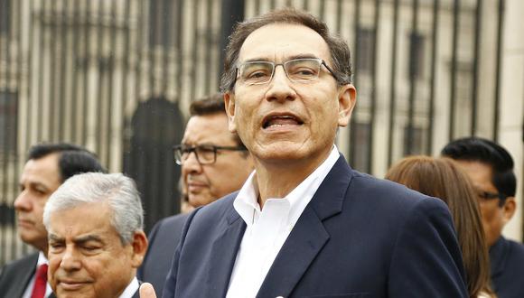 Crece aprobación del presidente Vizcarra tras plantear cuestión de confianza al Congreso