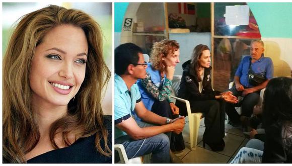 Angelina Jolie llegó a Tumbes para visitar a los venezolanos en la frontera (VIDEO)