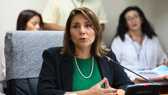 La ministra de Desarrollo e Inclusión Social, Paola Bustamante, señaló que sus declaraciones fueron "tergiversadas". (Foto: Congreso)