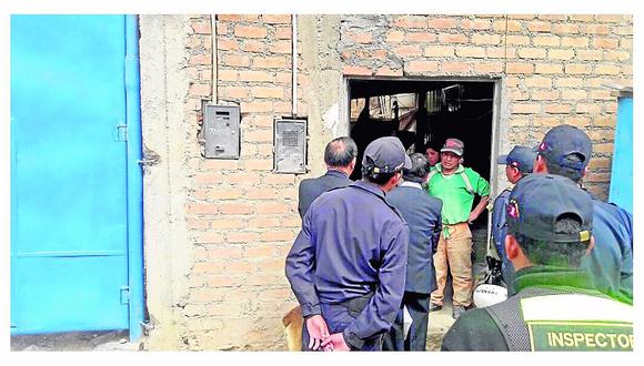Huancavelica: ​Inquilinos se atrincheran en vivienda y amenazan con estallar balón de gas 