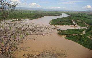 Río Tumbes se desborda y causa daños en cultivos