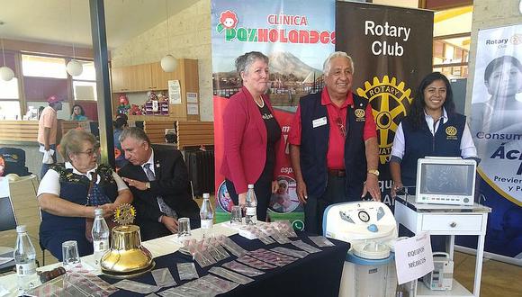 Rotary Club donó equipos médicos para atención a niños