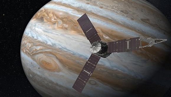 La sonda Juno de la NASA llega a la atmósfera de Júpiter (VIDEO)