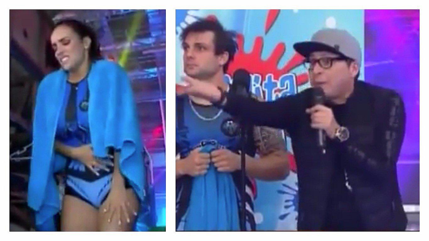 Rosángela se puso mal en vivo y "Carloncho" le envió contundente respuesta [VIDEO]