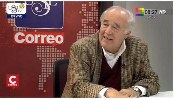 García Belaunde: 'metida de pata' denuncia de Ministerio de Defensa contra Panorama (VIDEO)