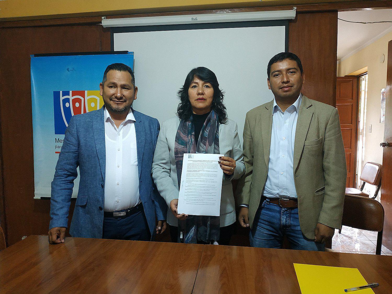Congresistas electos ratifican compromisos a favor de Ayacucho