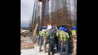Así se vivió el terremoto en el piso 56 de un rascacielos en construcción en México (VIDEO)