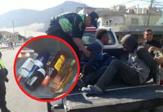 Chimbote: Detienen a dos extranjeros que ingresaron a local para robar botellas de licor
