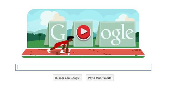 Londres 2012: Google te reta a una carrera de vallas con nuevo doodle