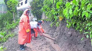 Junín: Más de 70 familias viven con el temor de perder sus casas por deslizamientos de tierra (VIDEO)