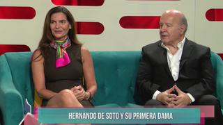 Pareja de Hernando de Soto dice que no sería como Eliane y Nadine: “Él va a ser el jefe de Estado, yo no”