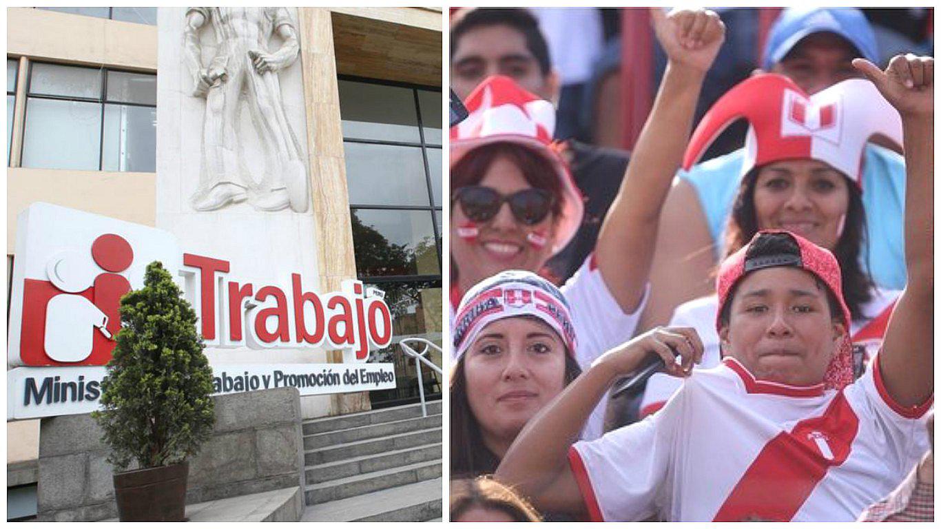 Ministerio de Trabajo confirma que jueves será día no laborable si Perú clasifica al Mundial (FOTO)
