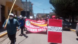 Ola de protestas en calles y plazas de Juliaca