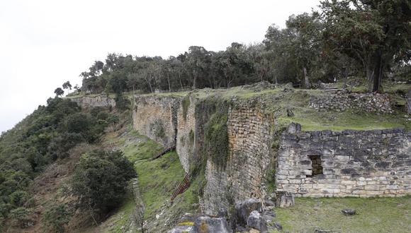 El 10 de abril se produjo un derrumbe en uno de los muros del sitio arqueológico de Kuélap y a finales de abril se declaró en emergencia el distrito de Tingo. (Foto: Mincul))