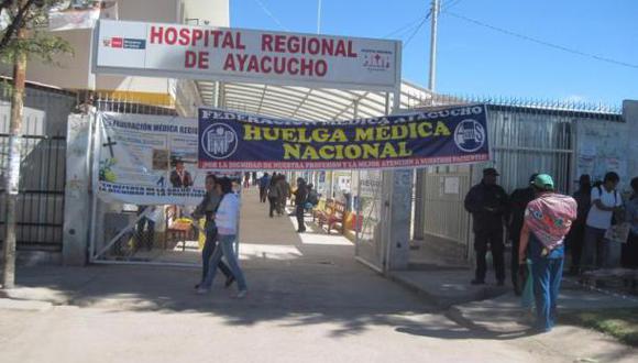 Ayacucho: Continúa malestar en hospital regional por deficiencias