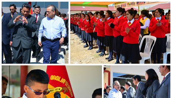 Ministro de Educación acompañó a alumnos de Colegio de Alto Rendimiento en primer día de clases