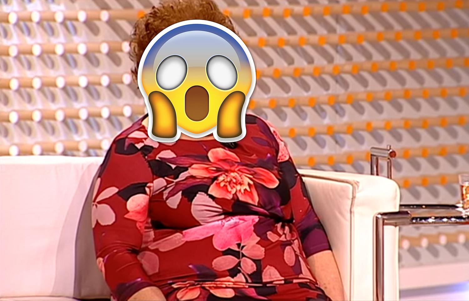 ¡Mujer se queda dormida en televisión y le hacen esta broma!