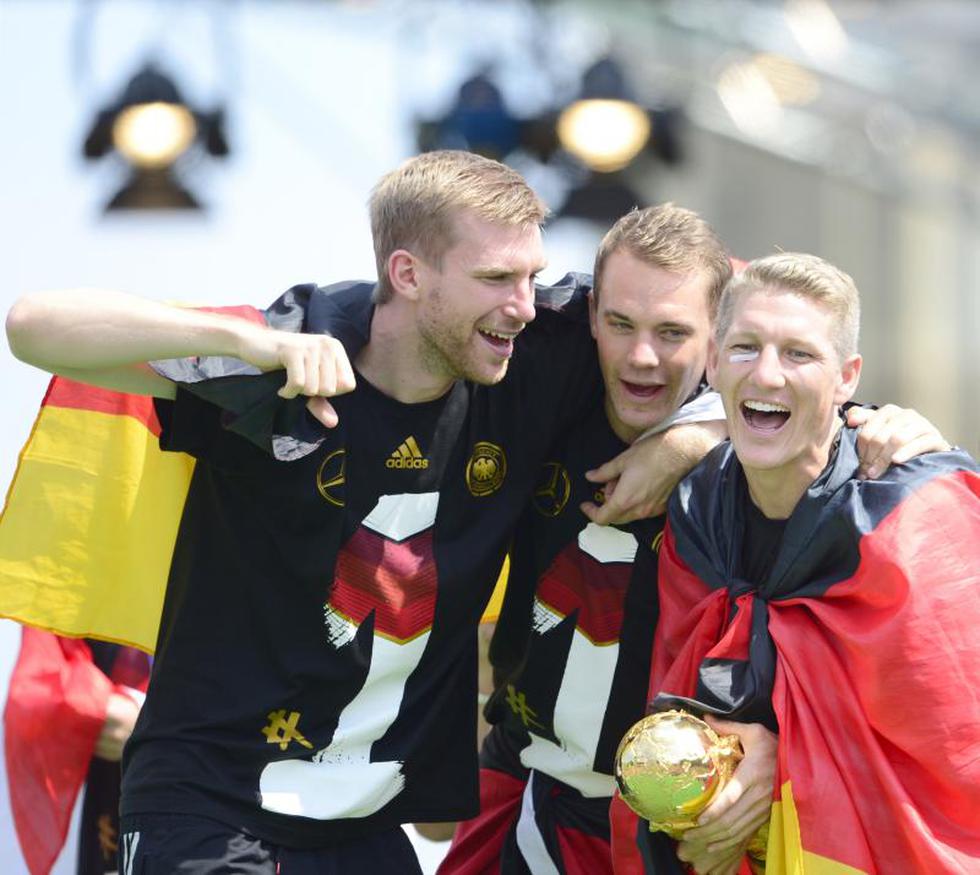 Brasil 2014: Así recibieron los hinchas alemanes a los campeones del mundo (FOTOS)