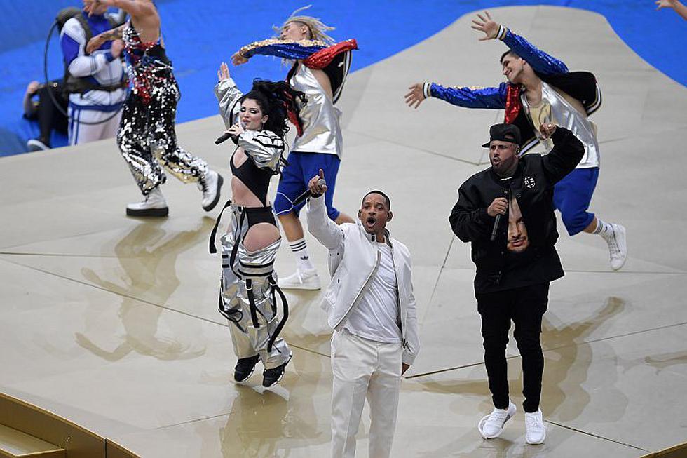 Clausura de Rusia 2018: Nicky Jam y Will Smith cantaron en la previa de la final (FOTOS)
