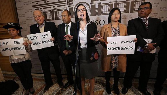 Marisa Glave demanda a Vizcarra observar 'Ley Fujimori' tras rechazo de censura a Mesa Directiva