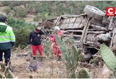 Huancavelica: Sube a 33 la lista de heridos del accidente de bus Molina y esta es la relación
