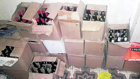 PNP desarticula clanes familiares dedicados a la venta de licor ilegal
