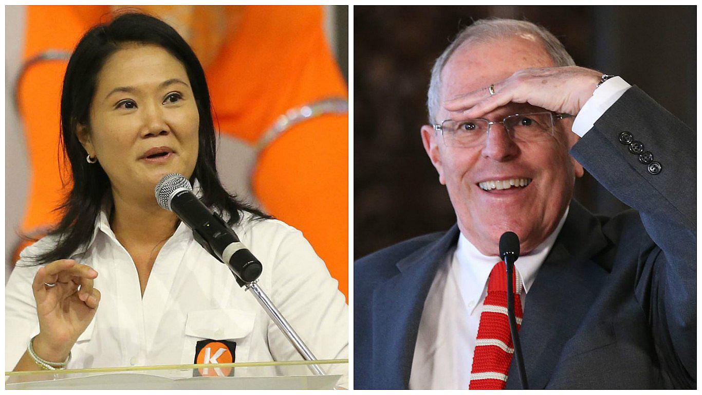 Datum: Keiko Fujimori y  Pedro Pablo Kuczynski empatan en simulacro de voto