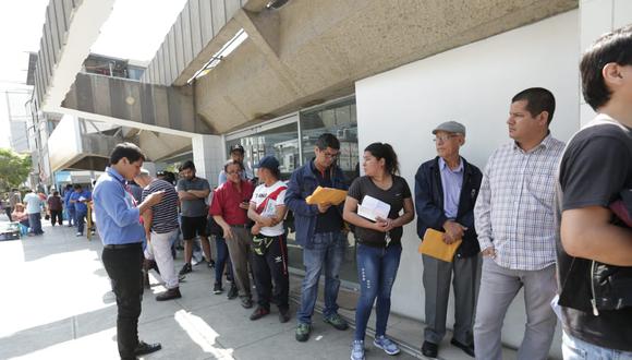 Asimismo, el Ministerio de Transportes y Comunicaciones informó que el horario de atención presencial en la sede de Lima se modificó.(Fotos: Anthony Niño De Guzmán)