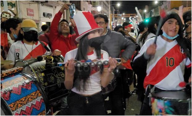 Banner in Huancayo: this is how the Incontrastable City celebrated Peru's victory over Paraguay (VIDEO)