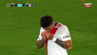 Enzo Fernández decretó el 1-0: así inició River la goleada a Gimnasia (VIDEO)