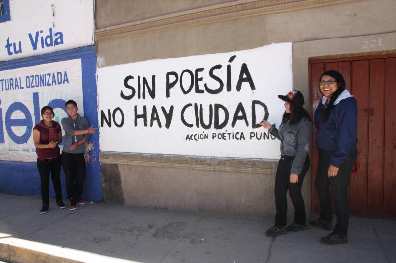 Puno: Acción Poética Puno, "Sin poesía no hay ciudad" 