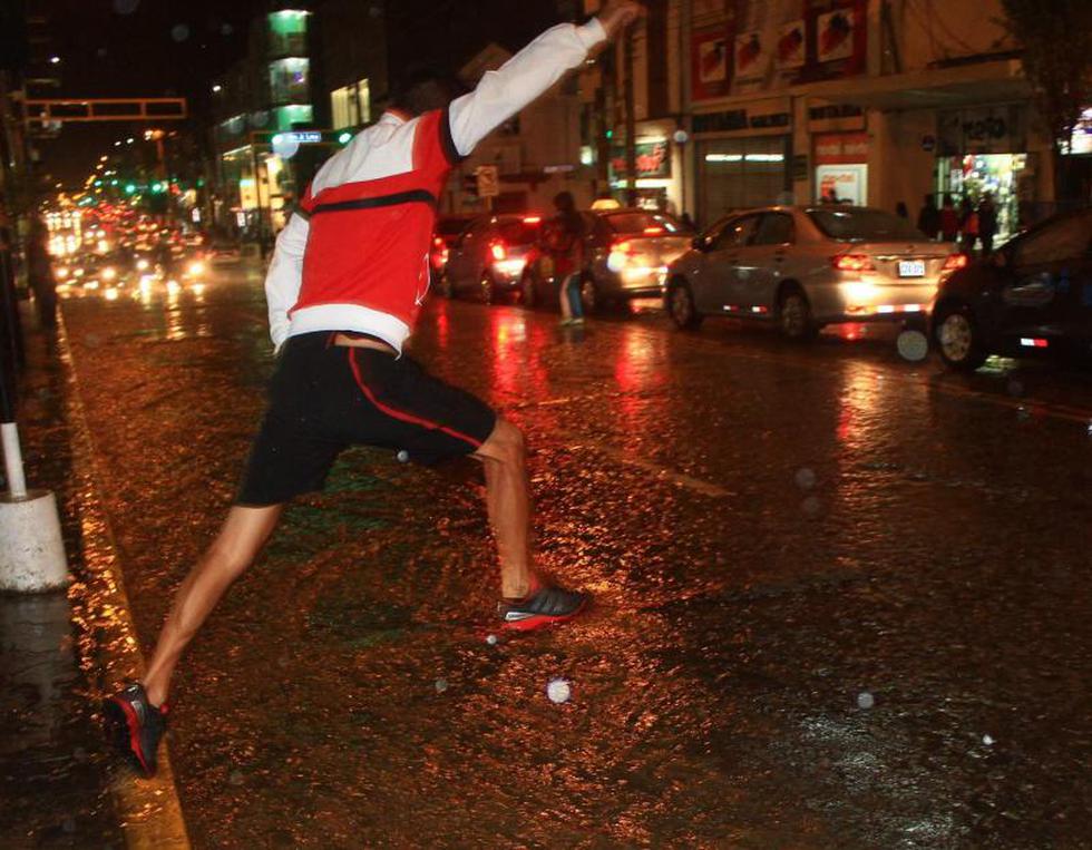 Lluvia de más de 7 horas azotó la ciudad de Huancayo (FOTOS)
