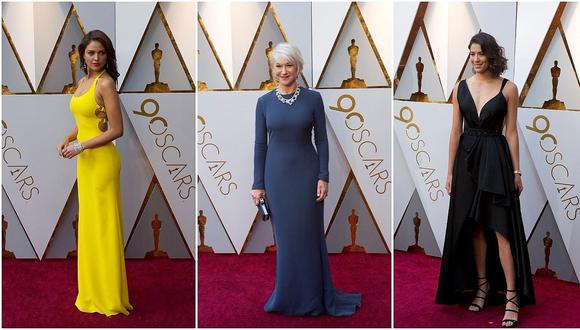Oscar 2018: Las actrices del Time's Up no vistieron de negro (FOTOS)