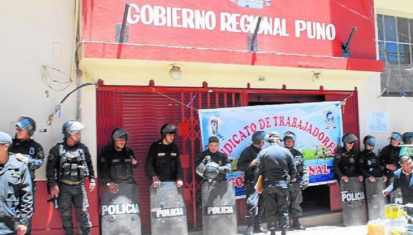 Califican de ilegal huelga de los trabajadores del Gobierno Regional Puno