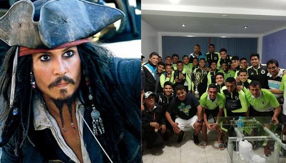Copa Perú: equipo de Lambayeque incluye a Jack Sparrow en el escudo (FOTOS)