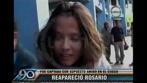 Rosario Ponce reapareció en el Cusco junto a exenamorado