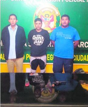 PNP recupera auto robado e incauta droga y arma de fuego
