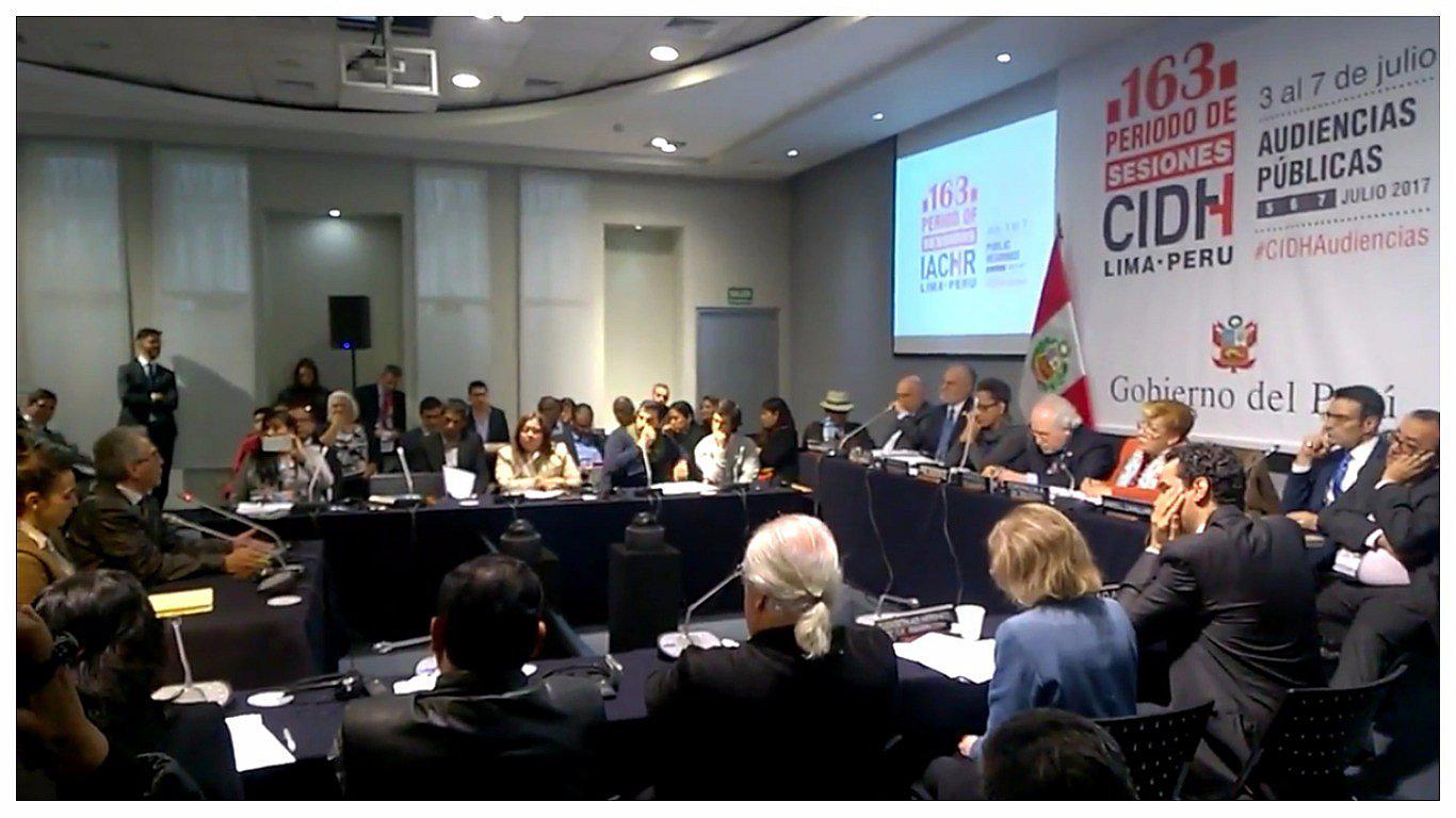 Prosenderistas de Movadef y Fudepp se presentan ante la CIDH (VIDEOS)