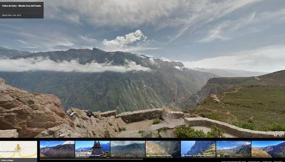 Cañón del Colca ahora puede ser visualizado en Google Maps