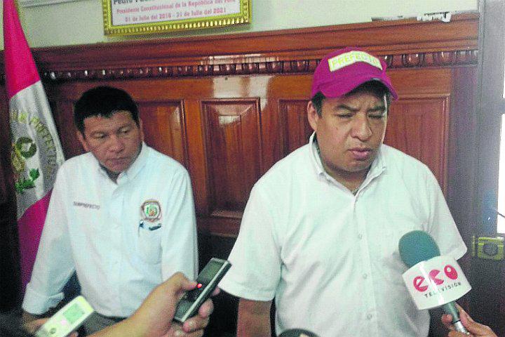 Ica: prefecto califica de "incapaz" y "decepción" al gobernador Cillóniz