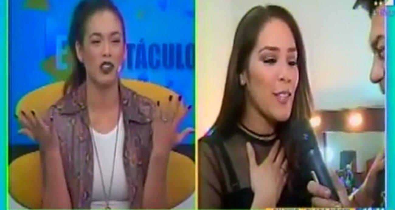 ​Jazmín Pinedo y su efusiva bienvenida a Karen Schwarz a Latina [VIDEO]