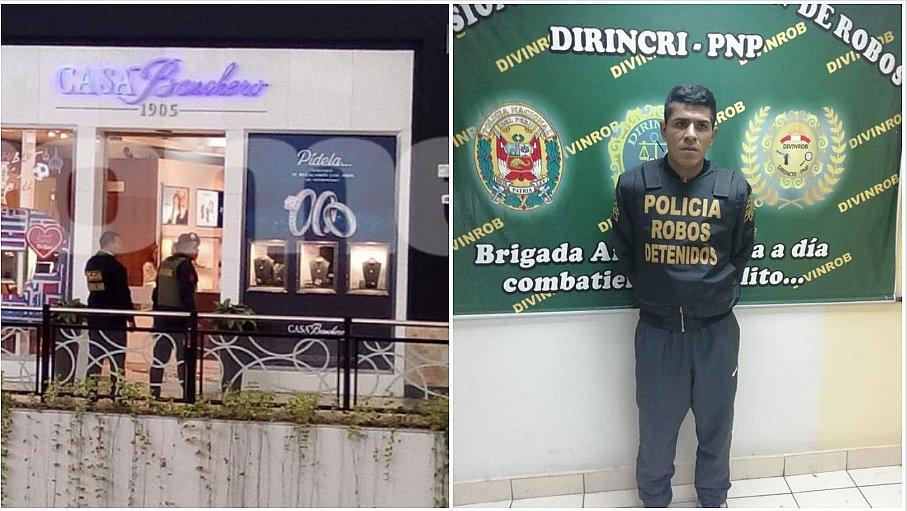 Muestran imágenes exclusivas del asalto a joyería en el Jockey Plaza (VIDEO)