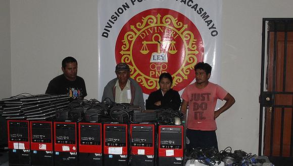 La Libertad: Policía de Chepén recupera 14 computadoras robadas 