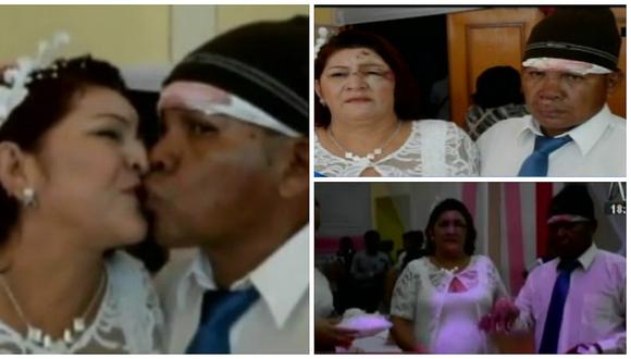 ​Pucallpa: novios son atropellados y con moretones llegaron a casarse (VIDEO)