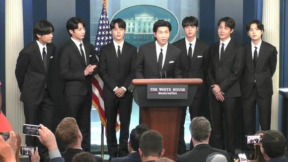 South Korean group BTS denounces racism against Asians at the White House